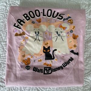 Disney World Halloween Shirt - Fab-BOO-Lous - Size Large - New With Tags